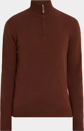Neiman Marcus Men & apos;s Cashmere Quarter-Zip Sweater