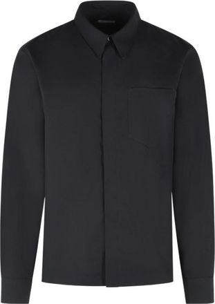 Dries Van Noten Corran 3302 M.w. Shirt - Heren - Casual Overhemden - Zwart - S - Overhemden
