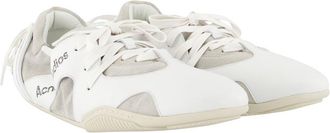 Acne Studios Mens Lambskin Leather Sneaker White