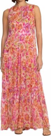Johnny Was Loran Tiered Maxi Dress In Fabiola