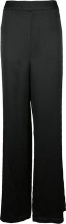 Twins Fantasy Versatile Black Trousers with Straight-Leg Silhouette