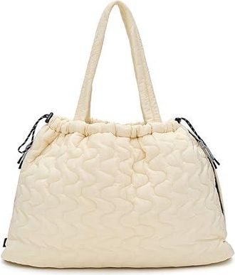 Free People Movement Cloud 9 Tote Womens Handbags Ivory, Polyester