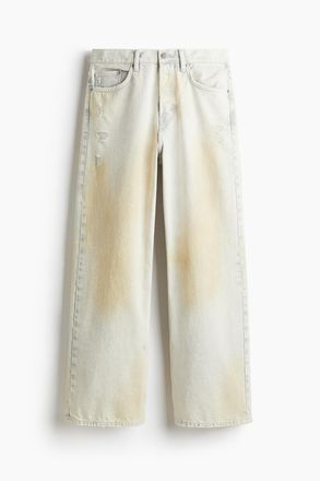 H&M Loose Fit Jeans - Helles Denimblau