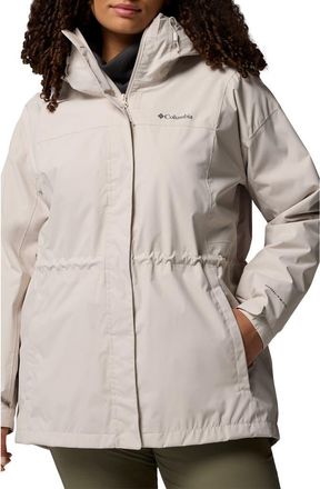 Columbia Hikebound II Long Waterproof Jacket in Dark Stone at Nordstrom, Size 2X