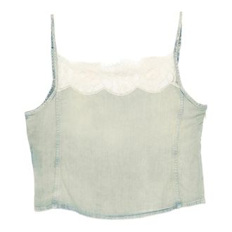 Diesel Tops, Dames, Blauw, XS, Sleeveless Tops
