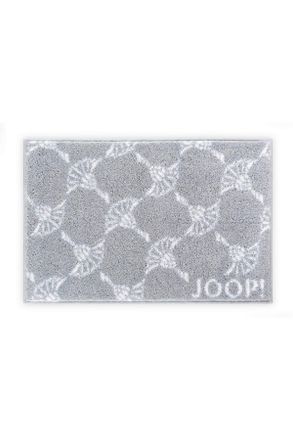 Joop Badteppich, Grau, Textil, Floral, rechteckig, 50x60 cm, Made in Germany, für Fußbodenheizung geeignet, rutschhemmend, Heimtextilien