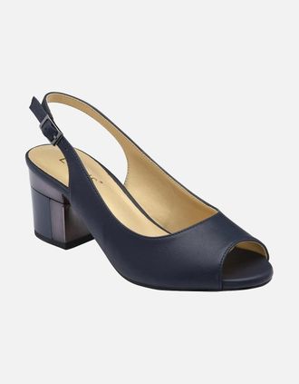 Lotus Womens Evelyn Womens Slingback Sandals - Black - Size: 4