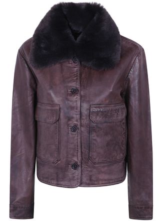 Jcsophie Leather Jacket Pure