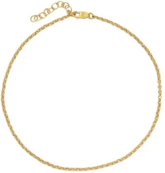 Made by Mary ROLO CHAIN ANKLET in Gold Filled at Nordstrom, Size 10