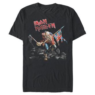 Iron Maiden Mens Iron Maiden Distressed the Trooper Graphic T-Shirt in Black at Nordstrom, Size Xxx-Large