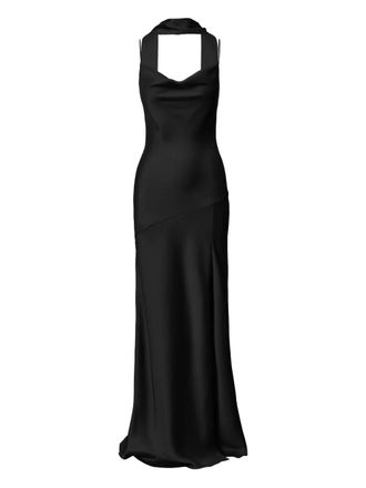 Lita Eline sleeveless maxi dress - women - Silk/Elastane - 38 - Black