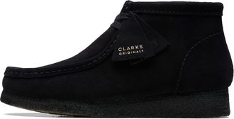 Clarks Wallabee Boots Black Suede 261555177