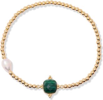 Brook & York Dakota Birthstone Bracelet in Gold May at Nordstrom