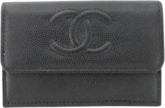 Chanel Pre-owned Wallets, female, Black, Size: ONE SIZE Pre-owned Vintage Wallet