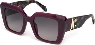 Just Cavalli Authentieke Bril met Topkwaliteit - Dames - Zonnebrillen - Paars - 51 MM - Accessoires