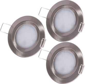 Paulmann Coin Slim Spot De Interior Acero Cepillado Led