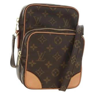 Louis Vuitton Pre-owned Amazon Shoulder Bag - Dames - Pre-owned - Bruin - Maat: ONE Size Leer