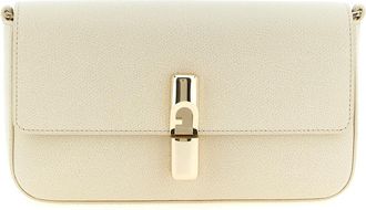 Furla Iride S Crossbody - Dames - Schoudertassen - Wit - ONE Size - Leer - Tassen