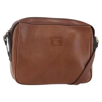 Burberry Pre-owned Schoudertas - Dames - Vintage Schoudertas - Bruin - ONE Size - Leer - Vintage