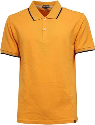 Geox Slim Fit Yellow Garment Dyed T-shirt