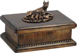 OEM Boxer, Boxer Ii - Una Urna Para Cenizas De Perro, Una Urna Cl&aacute;sica Con Una Estatuilla, Una Urna Elegante Con Un Perro De Art-dog
