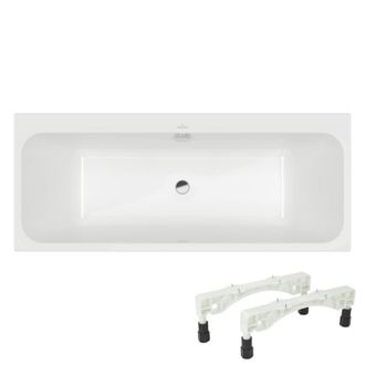 Villeroy & Boch Ba&ntilde;era Villeroy & Boch Architectura De 170 X 75 Cm, Con Instalaci&oacute;n A La Derecha, Patas Y Desag&uuml;e Cromado Wirquin