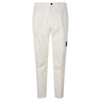 Stone Island Chinos, male, White, Size: W33 Chinos