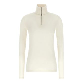 Jil Sander Dames, Truien, Wit, Maat: M Wol