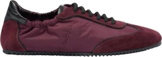 Scarosso Riley Nylon Sneakers - Dames - Sneakers - Rood - 41 EU - Nylon - Schoenen