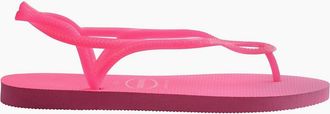 Havaianas Womens Neon Thong Toe Flip Flop Sandals - White - Size: 7/6.5/6
