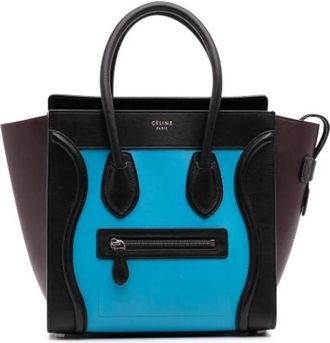 Celine Pre-owned Tote Bags, female, Blue, Size: ONE SIZE Pre-owned Leather Tote Bag