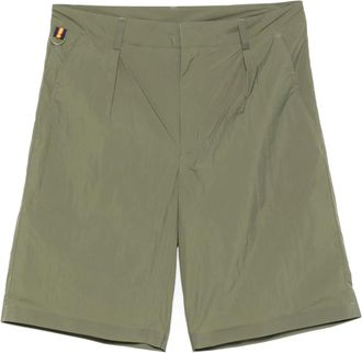 K-Way Shorts con pieghe - Verde