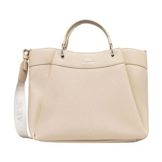 A|X Armani Exchange Tassen, Dames, Beige, ONE Size, Polyester, Grote Shopper