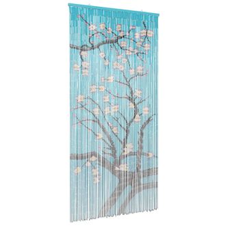vidaXL Cortina De Puerta Insectos Multicolor 100 X 200 Cm Bamb&uacute; Vidaxl