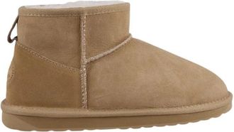 Emu Klassieke Schapenvacht Enkellaarzen Sand - Dames - Winterlaarzen - Beige - 37 EU - Wol - Schoenen