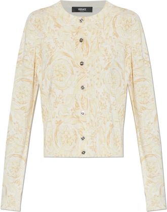 Versace Cardigans - Dames - Vesten - Beige - L - Truien & Vesten