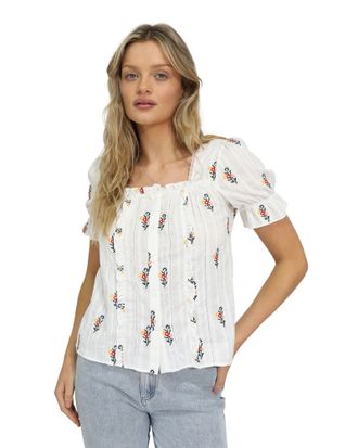 Belle & Bloom Wild Garden Floral Blouse