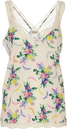 Zadig&Voltaire Tops, Dames, Veelkleurig, S, Chou Soft Beige Top