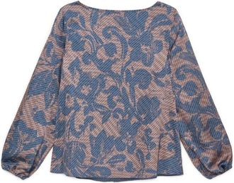 Maliparmi Camisa Sweet Foliage - Blouses & Shirts - Mujer - Azul - L