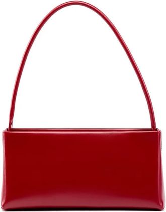 Generic Handbag Fashion Women Leather Shoulder Bag Ladies Underarm Sac(Red)