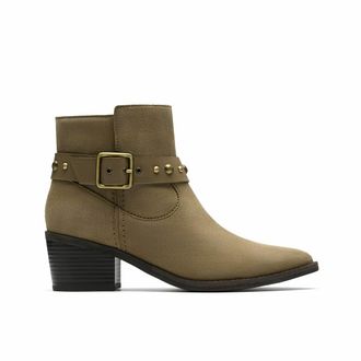 Clarks Morzine su&egrave;de leren cowboylaarzen