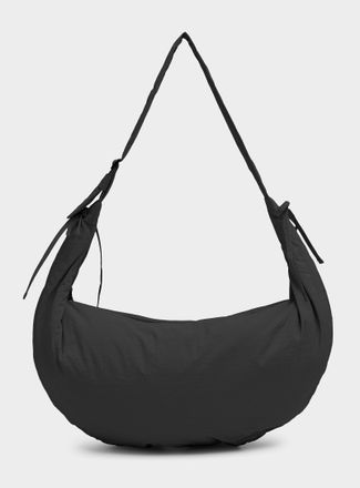 Le 31 Mens Large half-moon crisp fabric shoulder bag Imported from Seoul