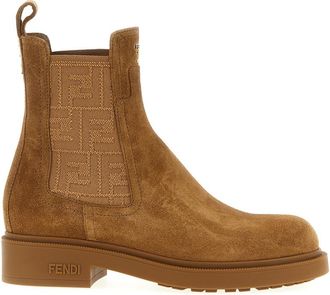 Fendi Brown Ankle Boots