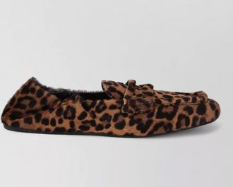 Miu Miu loafers saint leopard animal print flat