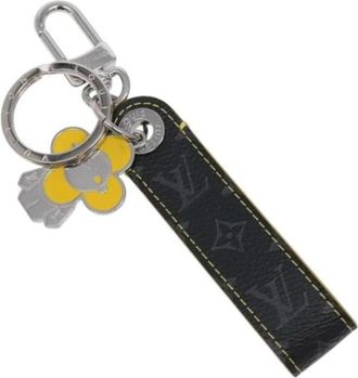 Louis Vuitton Pre-owned Accessories, female, Black, Size: ONE SIZE Pre-owned Canvas Key Holder