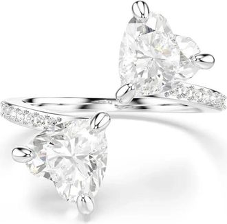 Swarovski Mesmera Open Ring - Dames - Ringen - Grijs - 55 MM - Accessoires