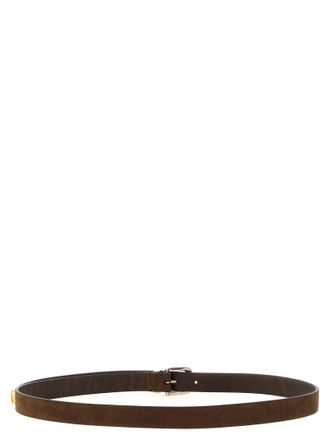 Brunello Cucinelli Bull Leather Belt - Brown