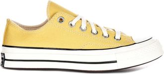 Converse Sneakers, female, Yellow, 3 1/2 UK, Yellow Low-Top Textile Trainers