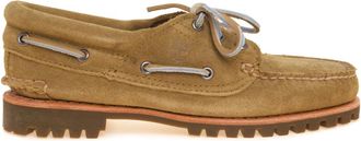 Timberland Schoenen, Dames, Beige, 39 1/2 EU, Leer, Authentieke Bootschoen