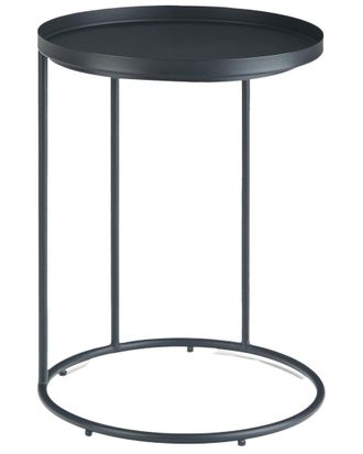 Simpli Home Monet Industrial 18In Metal Accent Side Table